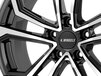 itWheels ELLA gloss black polished