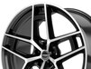 Borbet TF black rim polished glossy