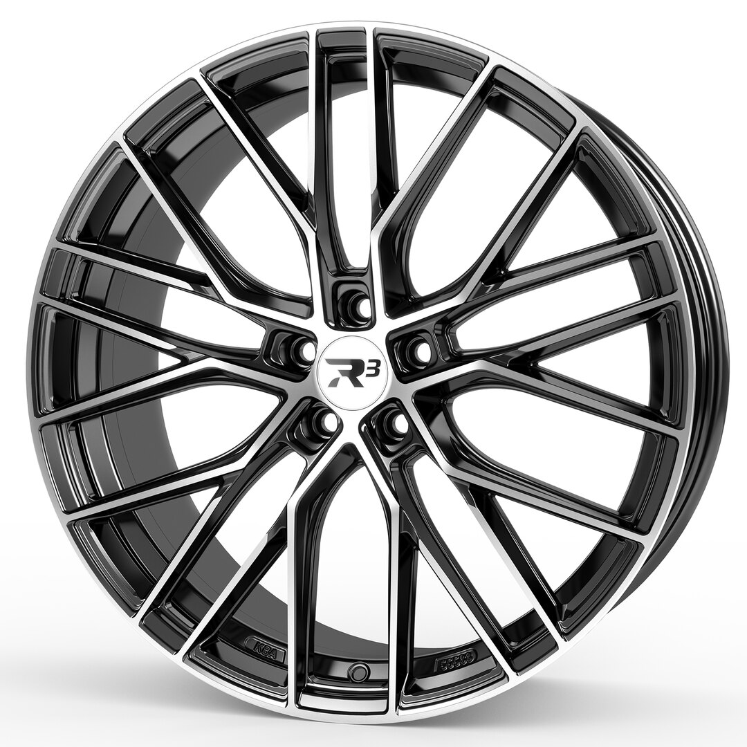 R³ Wheels R3H06 black-polished